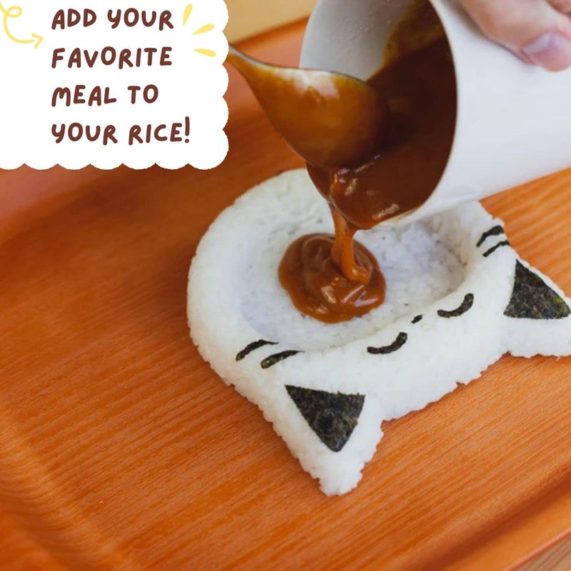 Arnest My Form Rice Press Mold 2pcs (Cat, Panda) & Food Press Cutter for Decoration (76924) - Image 5